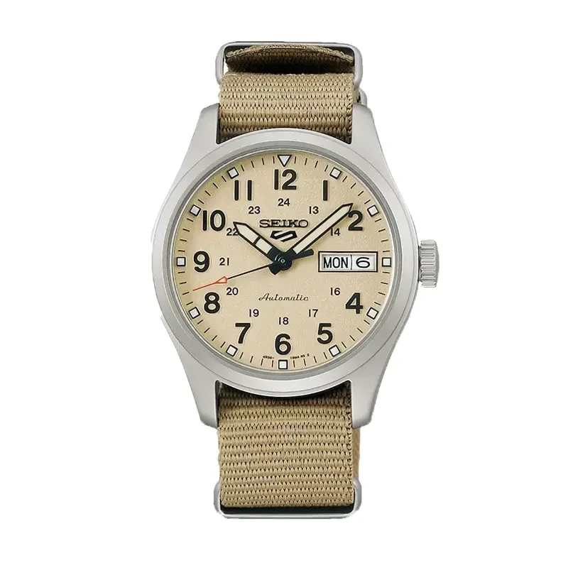 Seiko 5 Sports 'Desert Kit' Midfield Beige Men's Watch- SRPJ83K1